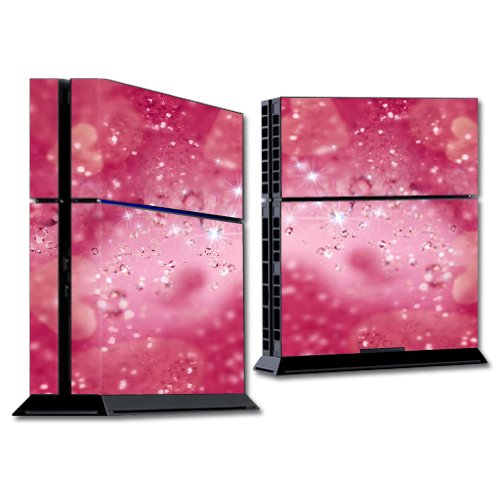 MightySkins Pink Diamonds Vinyl Skin Wrap Sticker for Sony PlayStation 4 (PS4) Console - Custom Protective Decal for Gaming Setup & Personalization