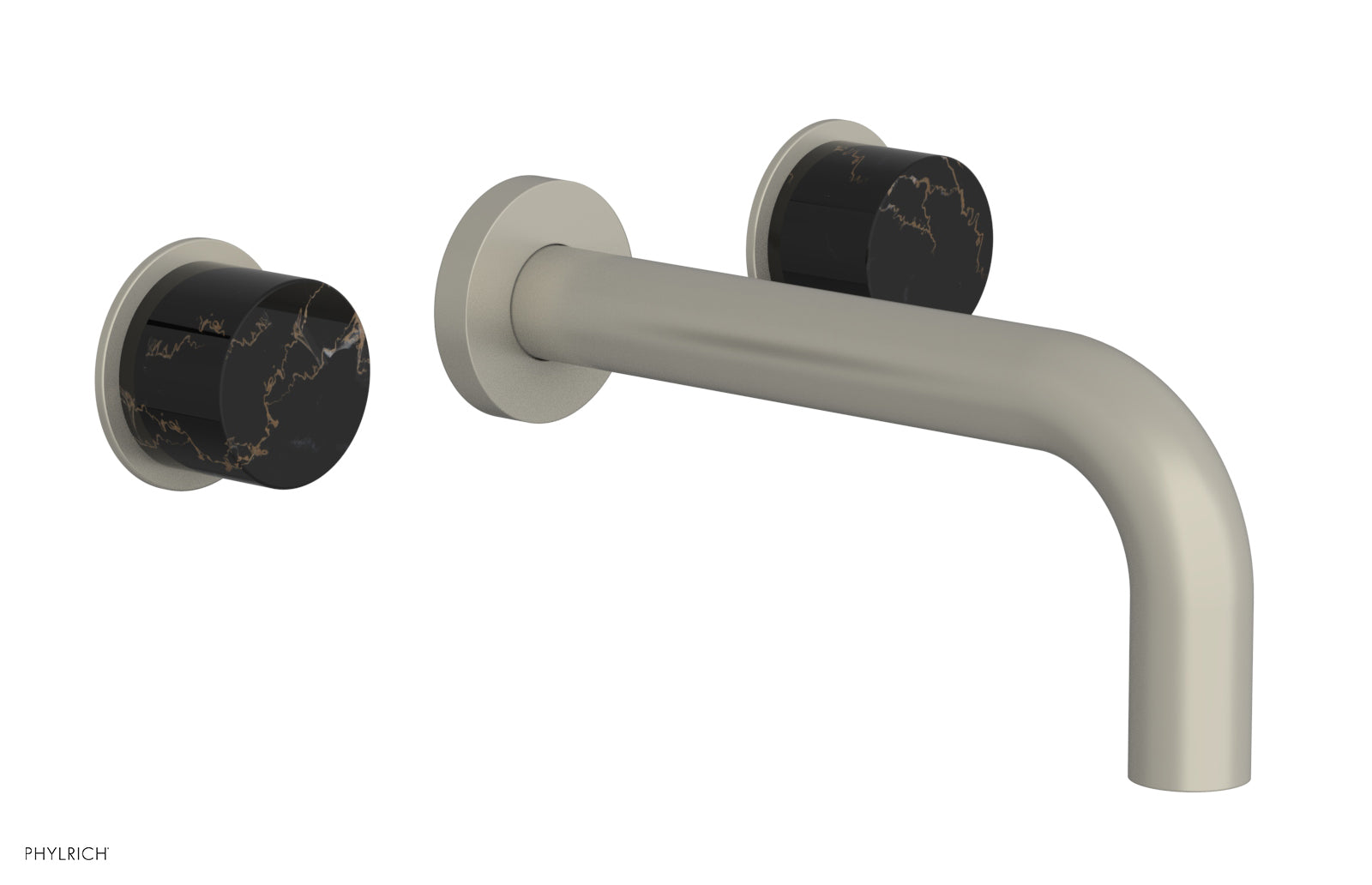 Premium Black Marble Wall Tub Set with Elegant Handles - 230 58 - Perfect for Modern Bathroom & Spa Decor