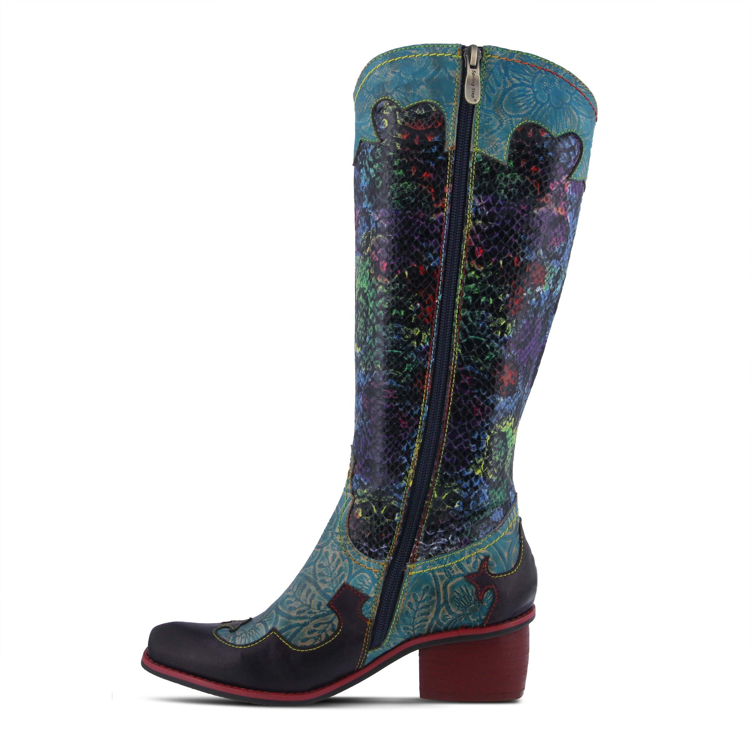L'Artiste by Spring Step Rodeo Women's Comfortable Western Boots - Stylish Cowgirl Ankle Boots for Country Dancing, Rodeo & Everyday Wear