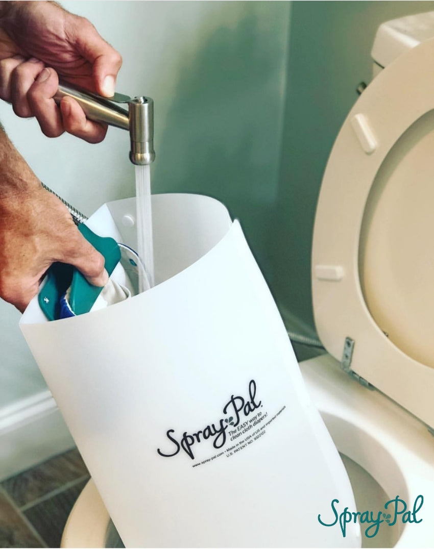 Spray Pal Diaper Sprayer - Hands-Free Cloth Diaper Cleaner for Easy Baby Care | Perfect for Diaper Changing Stations & Eco-Friendly Parenting