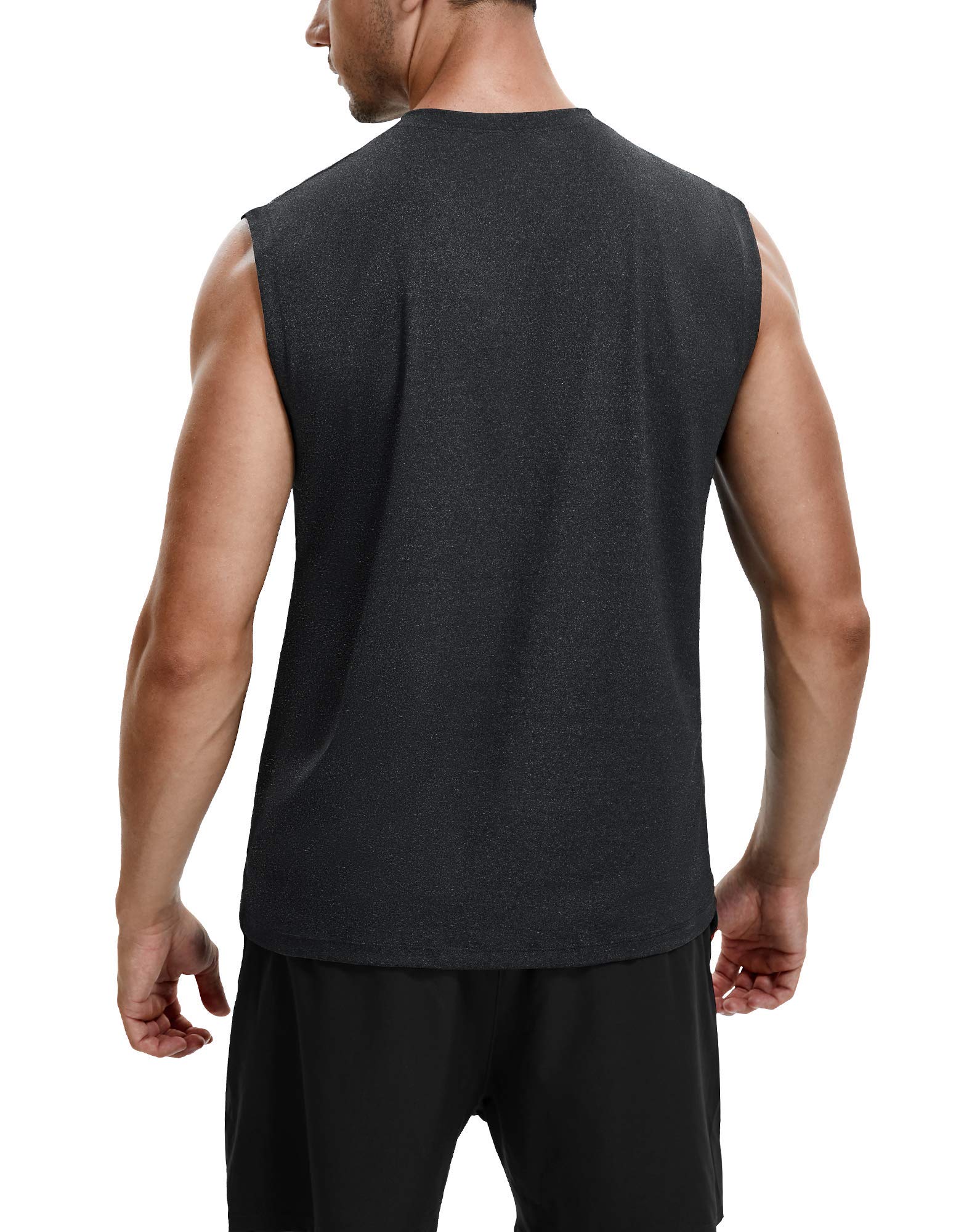 Roadbox Men's Sleeveless Workout Shirts - Athletic Gym & Basketball Tank Tops with Quick-Dry Technology - Perfect for Training, Running & Summer Sports