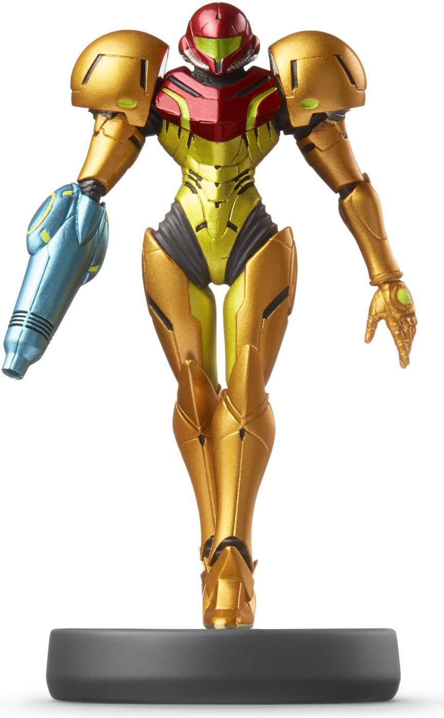 Original Nintendo Samus Amiibo Figure for Wii U & Switch - Super Smash Bros Collection, Gaming Collectible & Gift for Fans - Perfect for Battles, Display & Nintendo Switch Games