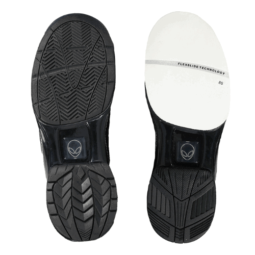 Elite Men’s Predator Black/Carbon Right Hand Bowling Shoes - Premium Performance for Competitive Bowlers & League Play