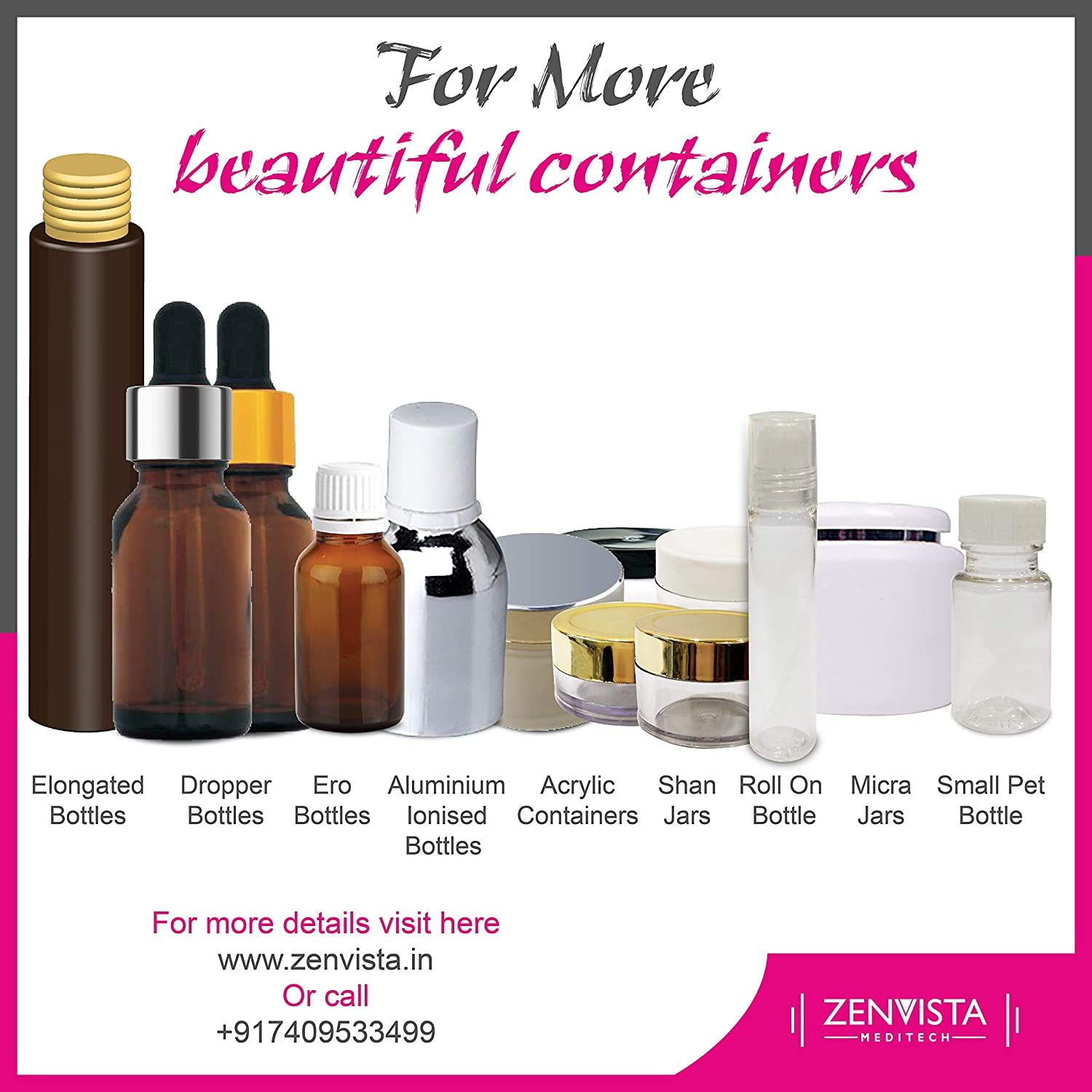 Zenvista Meditech 10ml Plastic Roll On Bottles (Pack of 10) - Refillable Essential Oil Bottles, Perfume Roller Bottles for Aromatherapy, Travel-Friendly Cosmetic Containers | Perfect for DIY Essential Oils, Perfume Making & On-The-Go Skincare