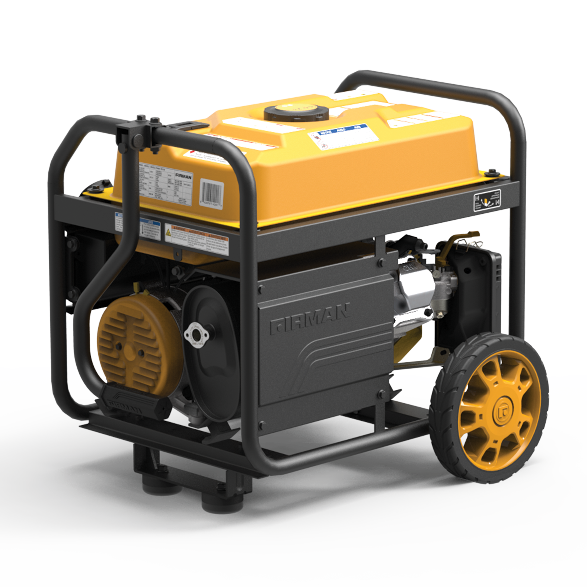 5000W Portable Gas Generator with Remote Start - 120V Quiet Inverter for Camping, RV & Emergency Power Backup