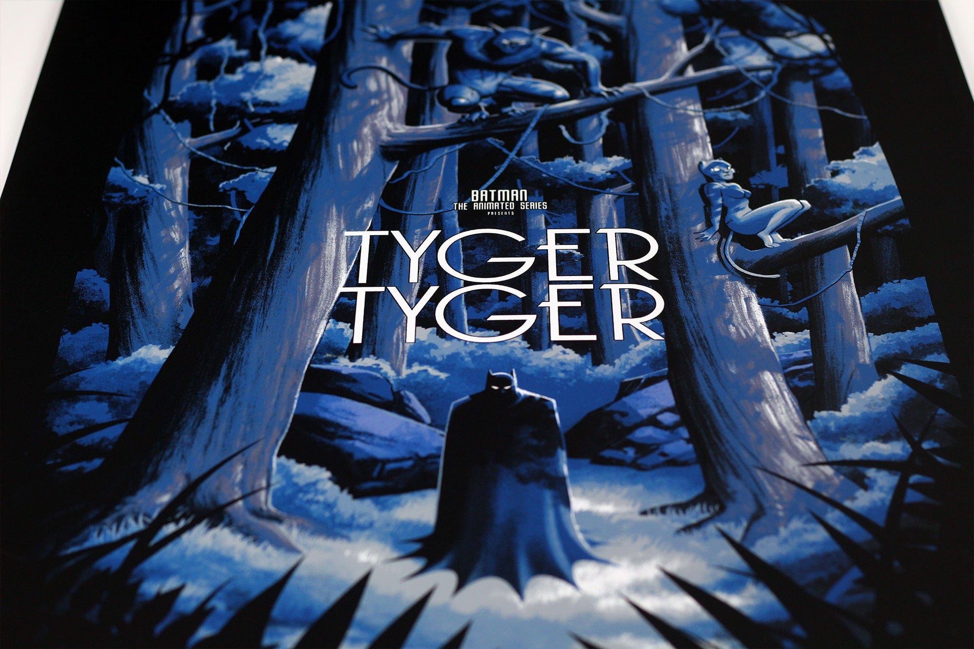 Batman: The Animated Series Tyger Tyger Variant Screen Printed Poster - Limited Edition DC Comics Wall Art for Home Decor, Office & Gaming Room