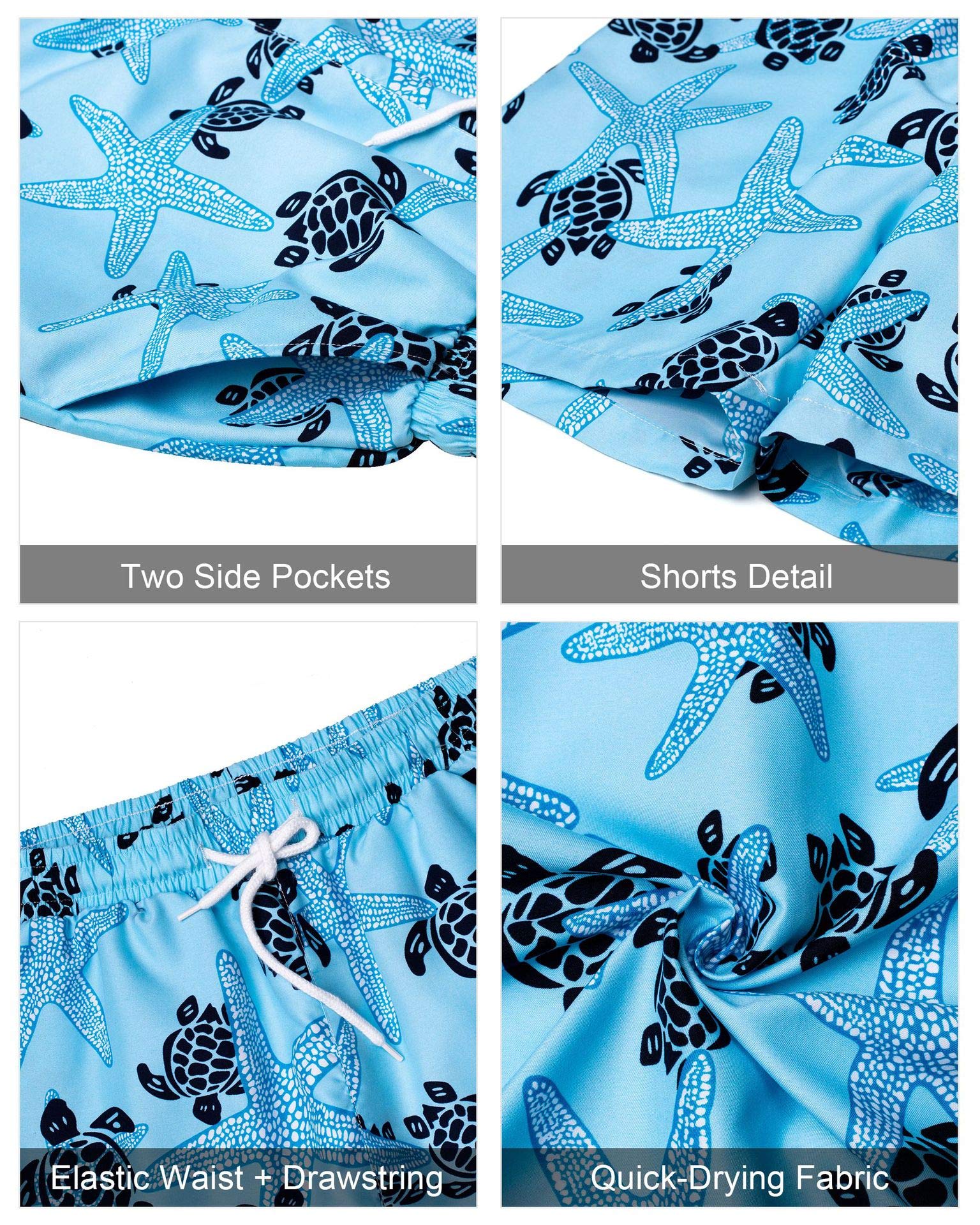J.VER Men's Hawaiian Shirt Set - Tropical Print Short Sleeve Button Down Shirt & Matching Shorts | Beach Vacation, Summer Party, Casual Outfit