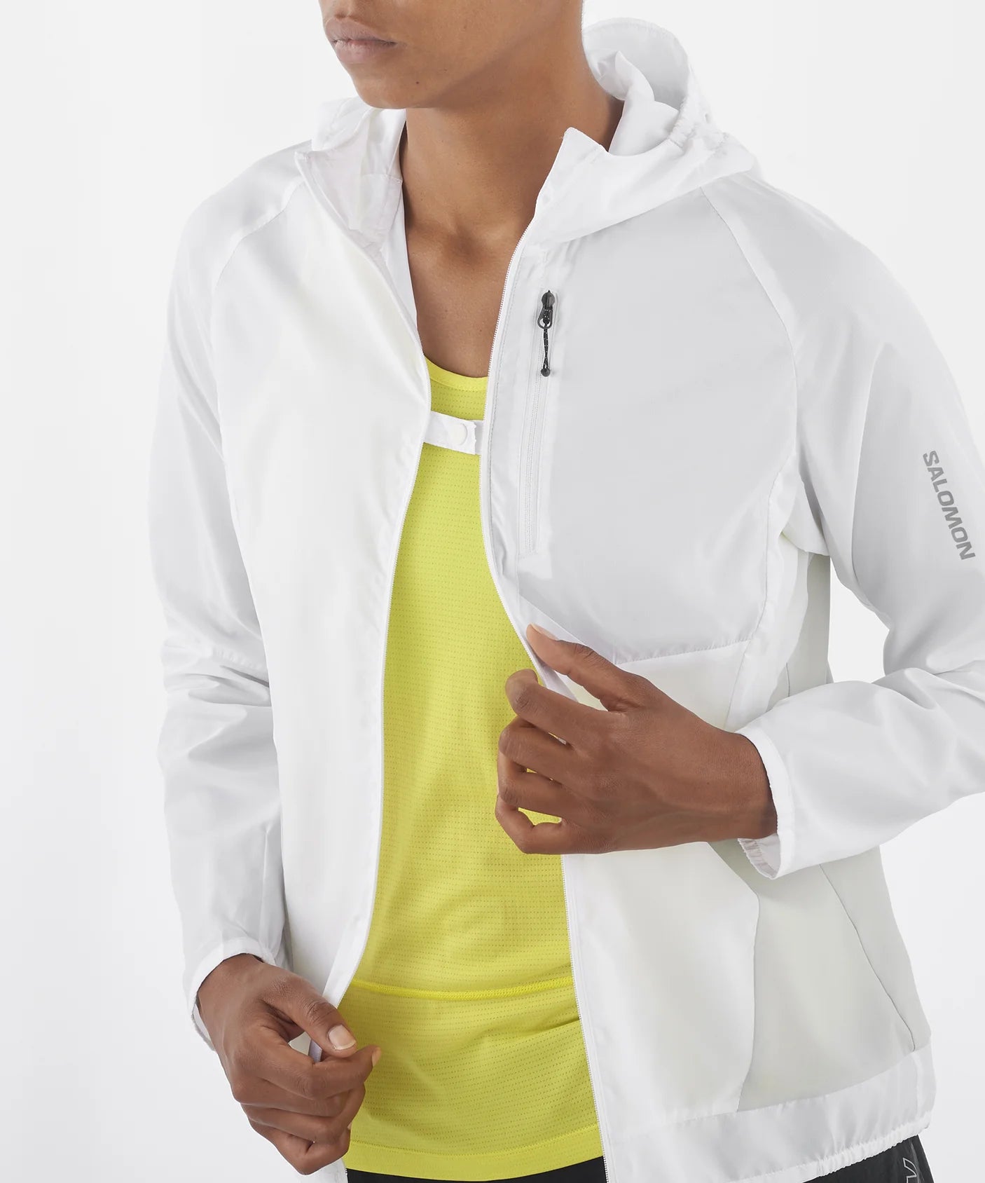 Bonatti Women's Cross Wind Jacket Hoodie - Lightweight Waterproof Windbreaker for Hiking, Running & Outdoor Activities