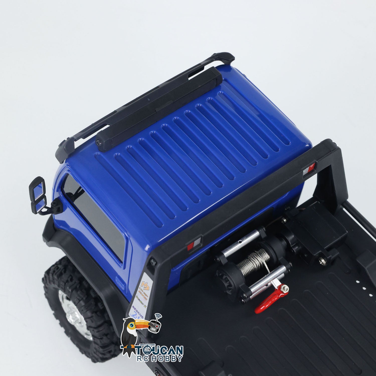 1/18 Scale CR18P 6x6 Flatbed Truck RTR RC Rock Crawler - 2-Speed Off-Road Electric Vehicle with LED Lights | Simulation Model for Adults & Kids | Perfect for Trail Crawling, Backyard Adventures & RC Hobbyists
