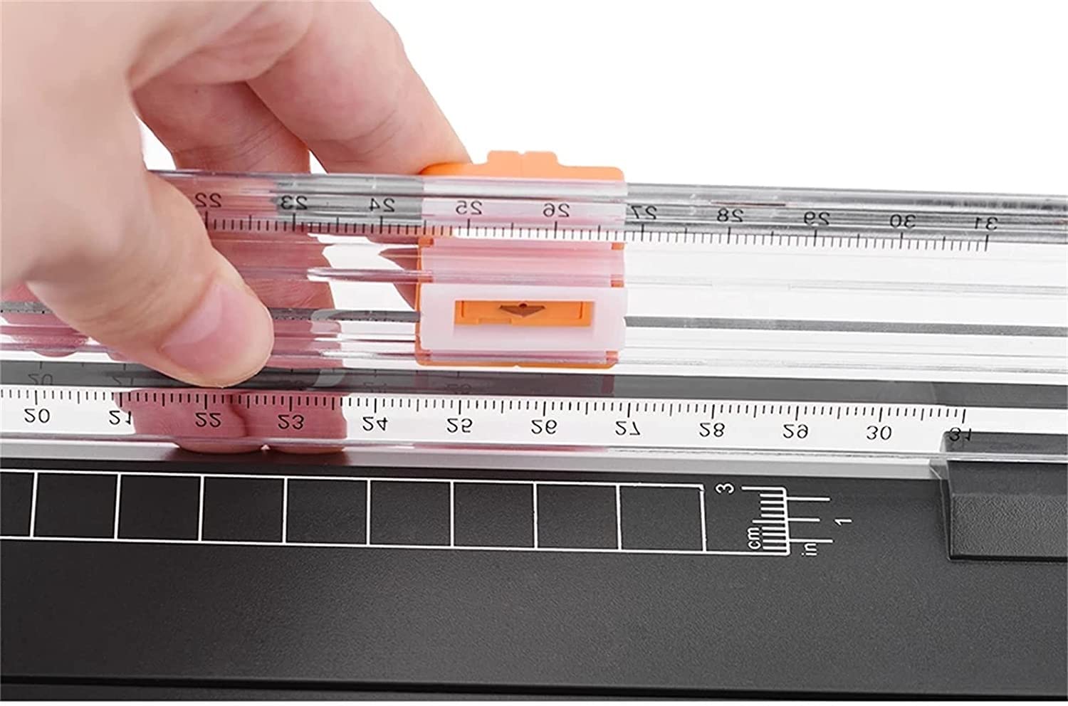 A4 Paper Cutter - Guillotine Paper Trimmer with Automatic Safety Guard | Office & Home Scrapbooking Tool for Cutting Paper, Photos & Labels | Perfect for Crafting, Office Work & DIY Projects