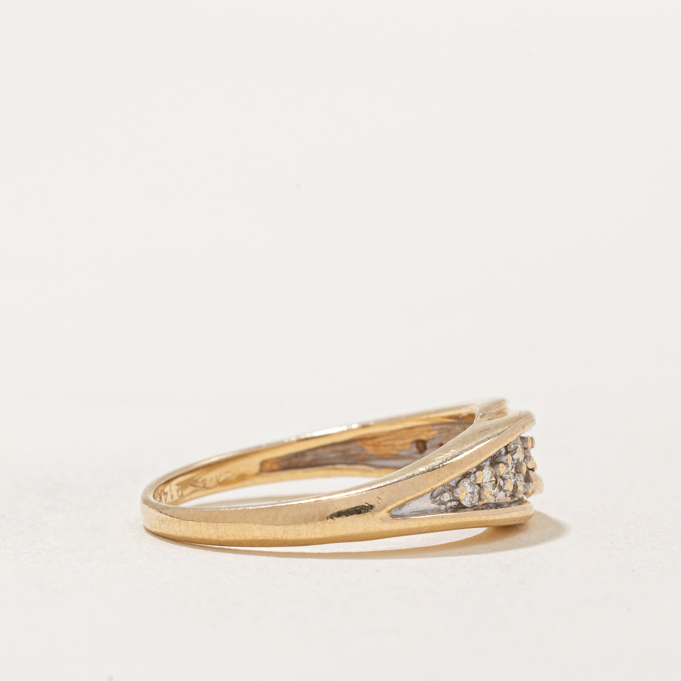 0.12ctw Diamond Cluster Ring for Women - Size 5.25 | Elegant Wedding, Engagement & Anniversary Jewelry Gift | Perfect for Bridal, Party & Special Occasions
