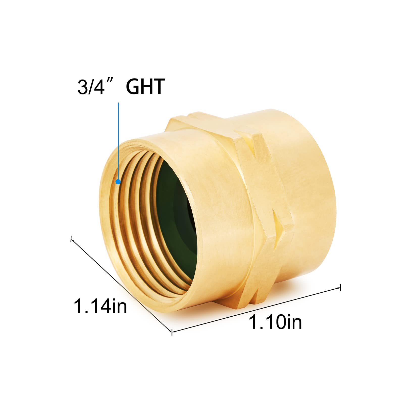 Solid Brass 3/4