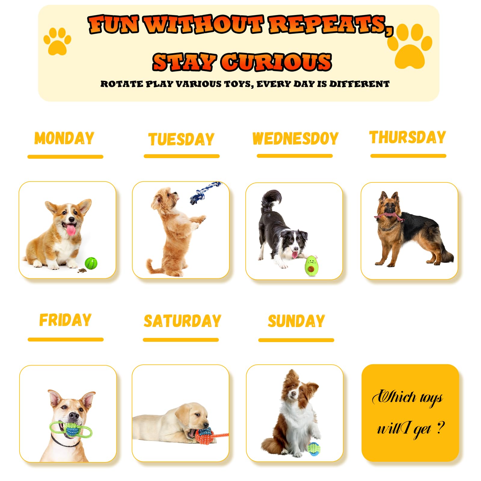 **20 Pack Luxury Dog Chew Toys for Puppies - Interactive Squeaky Rope Toys for Small Dogs | Durable Puppy Chew Toys for Teething, Training & Playtime**    *(Use for indoor/outdoor play, teething relief, training rewards, and bonding with your puppy!)*