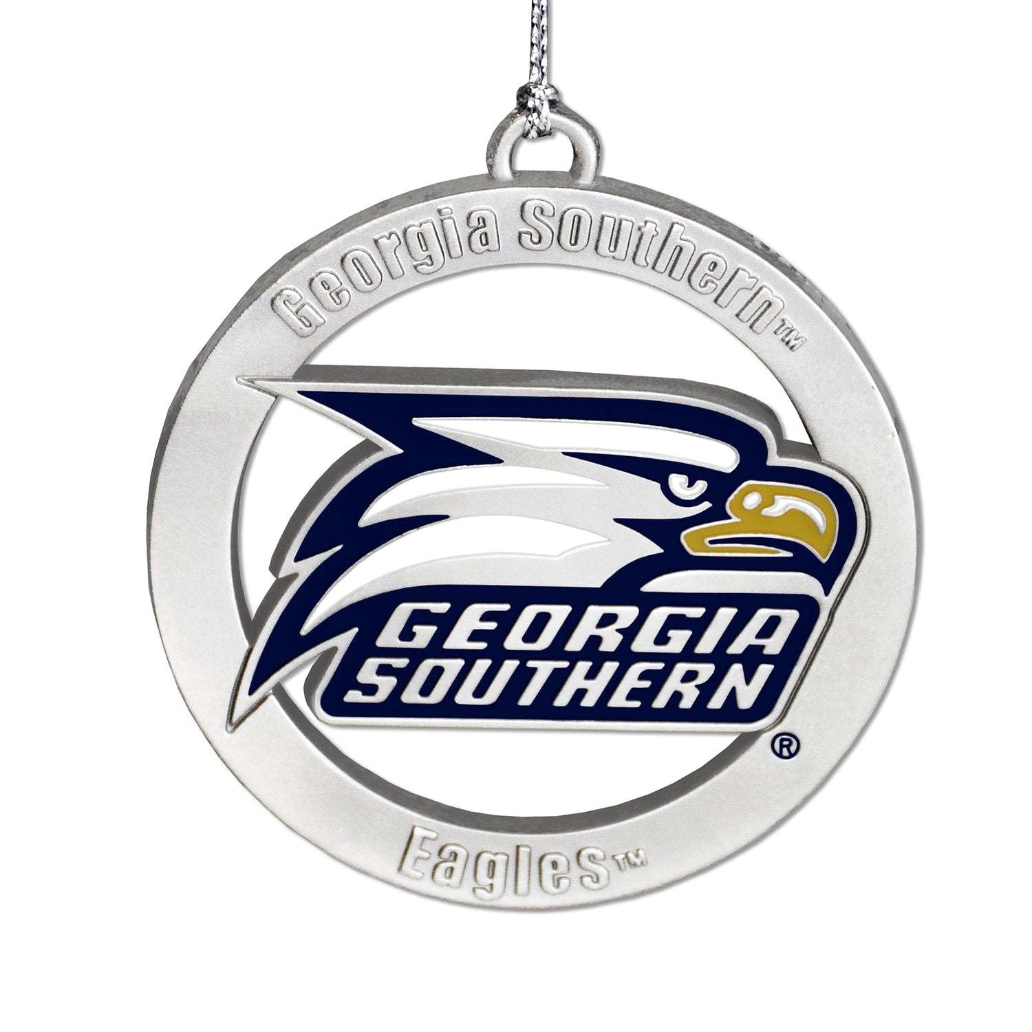 Georgia Southern University NCAA Fan Ornament - Perfect for Christmas Tree Decor, Alumni Gifts & College Football Tailgating Party Decorations