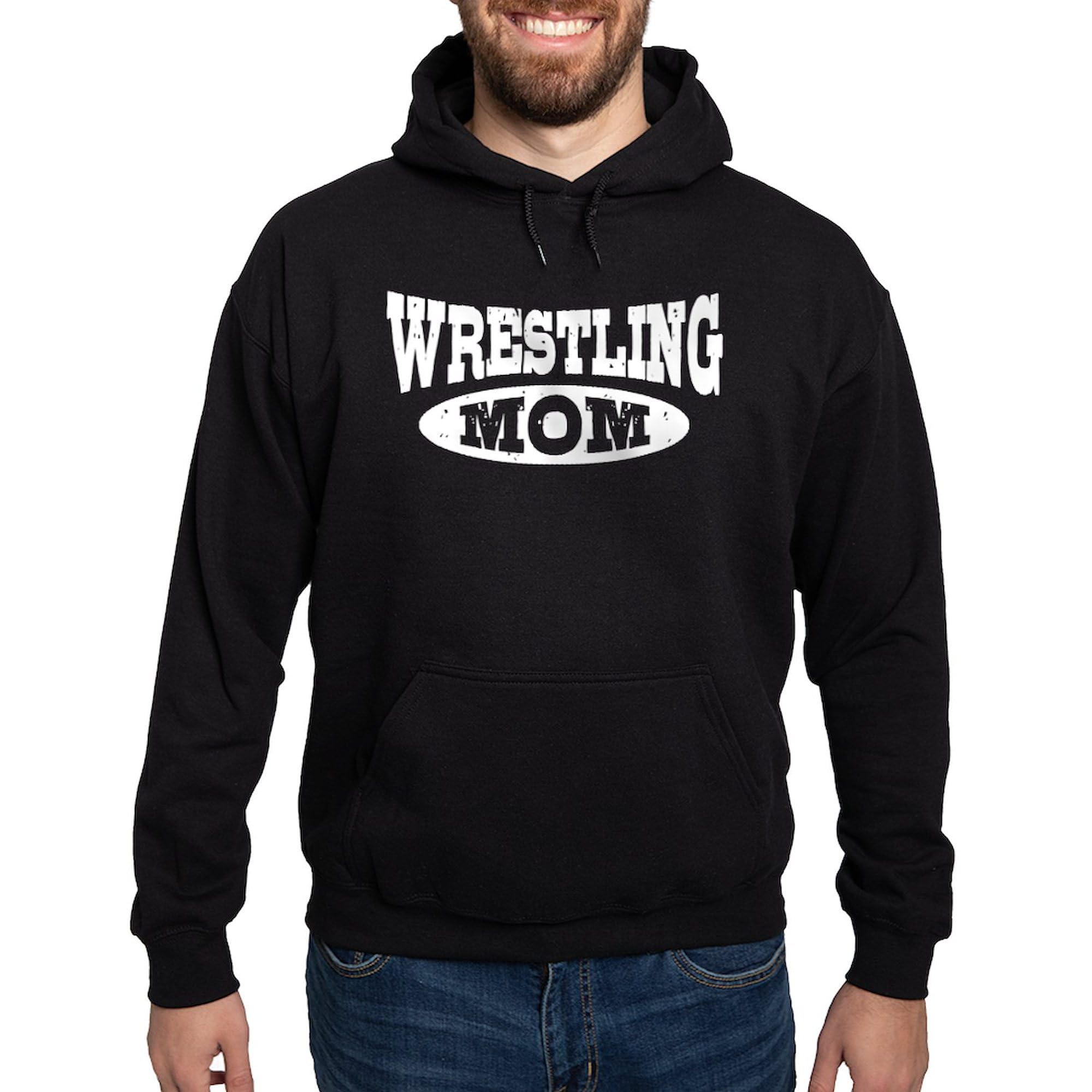 Wrestling Mom Hoodie for Women & Men - Dark Regular Fit Pullover Sweatshirt | Perfect for Sports Events, Gym & Casual Wear