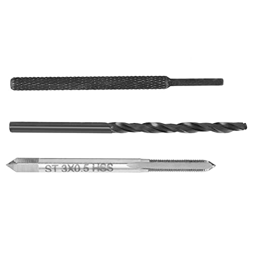 50Pcs Coiled Wire Thread Inserts Kit - M3 Helical Screw Thread Repair Inserts with Tang Breaker & Installation Tool for Auto Repair, Hand Tools - Perfect for Fixing Stripped Threads in Engines, Machinery & DIY Projects