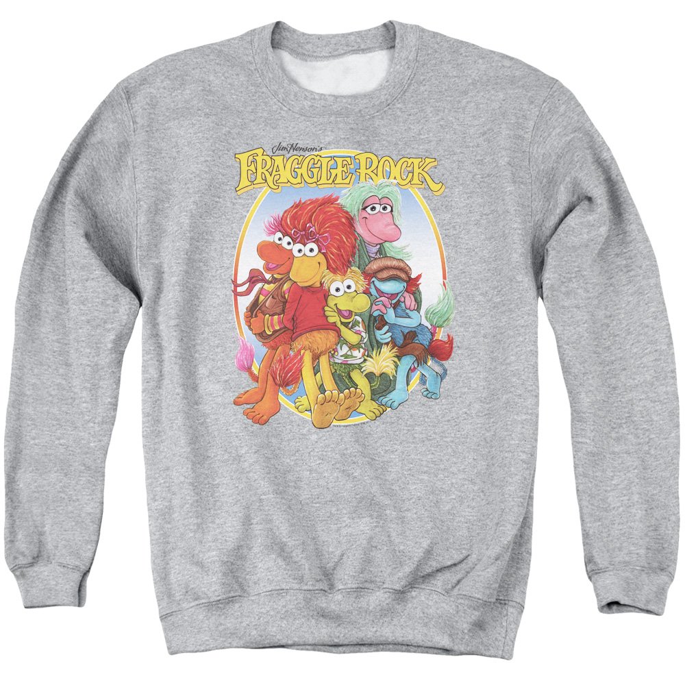 Fraggle Rock Group Hug Unisex Crewneck Sweatshirt for Men & Women - Casual Wear, Gift for Fans, TV Show Merchandise