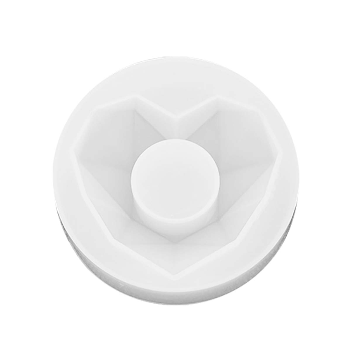 DAIXIN Silicone Flower Pot Mold - Heart Shaped Concrete Planter Vase for Succulents, Candle Holders & Soap Making - DIY Geometric Home Decor for Garden, Wedding Centerpieces & Gift Giving