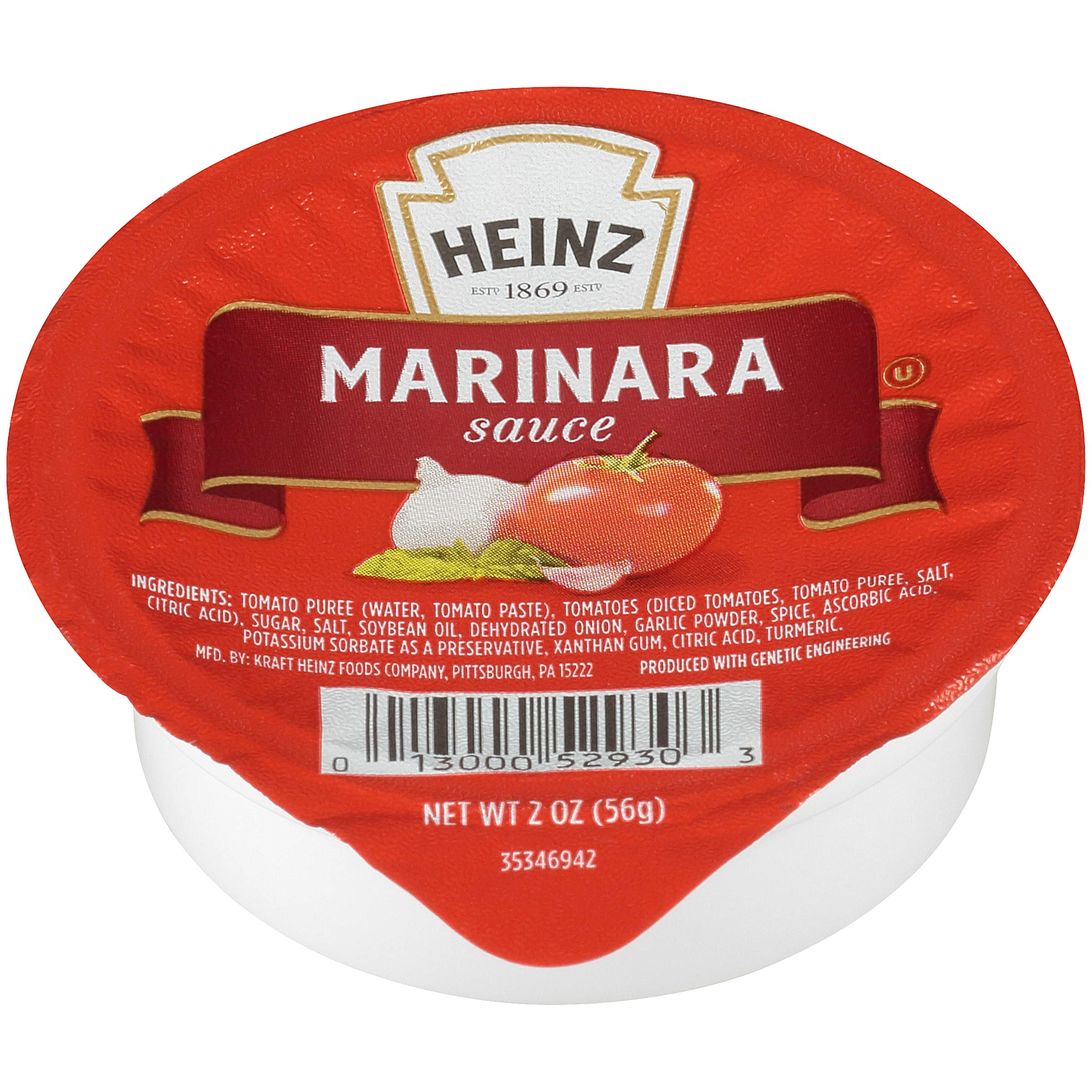 Heinz Marinara Sauce Single Serve Cups - 60 Count Case Pack (2 oz Each) | Perfect for Pizza, Pasta, and Italian Dishes | Bulk Pasta Sauce for Restaurants, Catering & Home Cooking