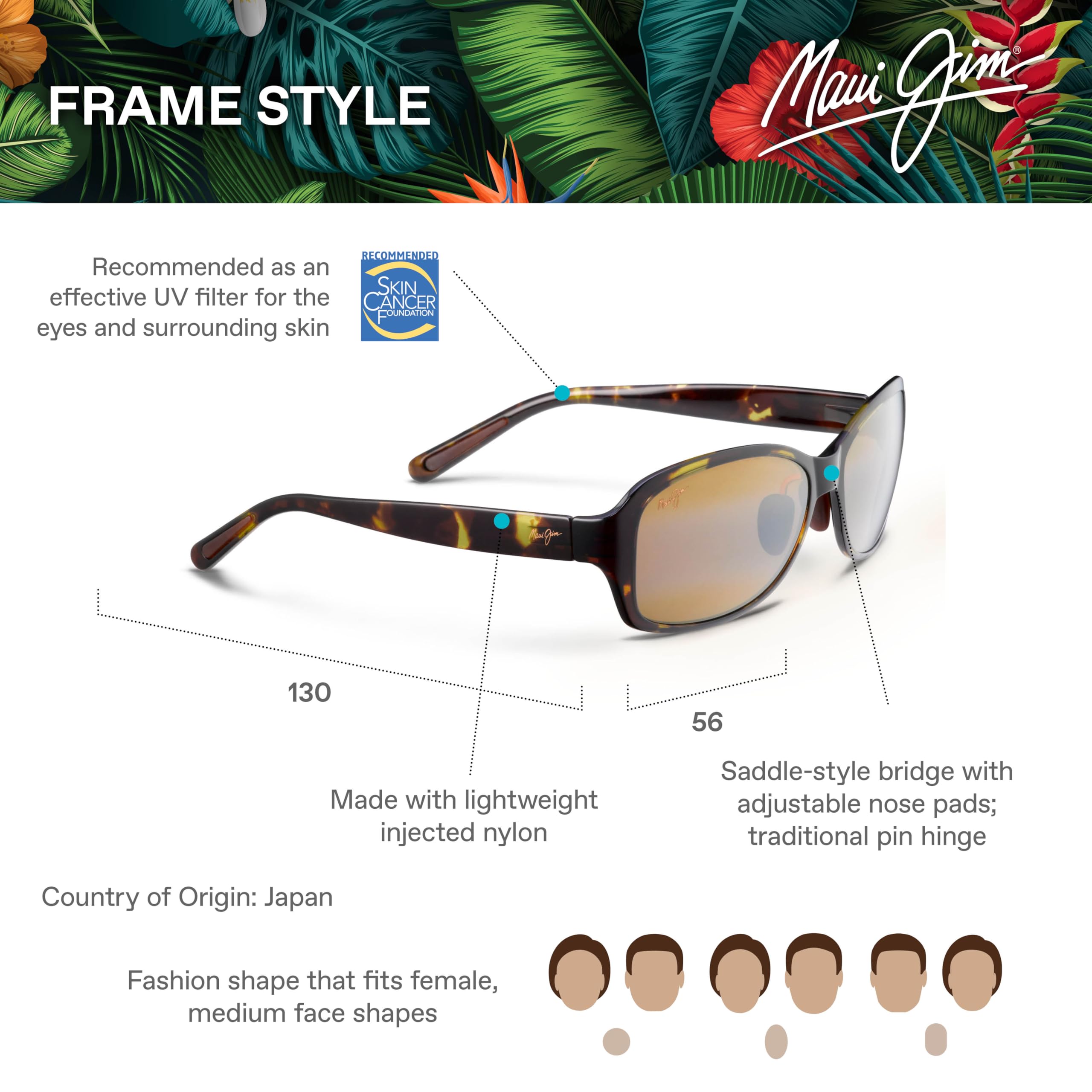 Maui Jim Koki Beach Polarized Reading Sunglasses for Women - Beach & Driving