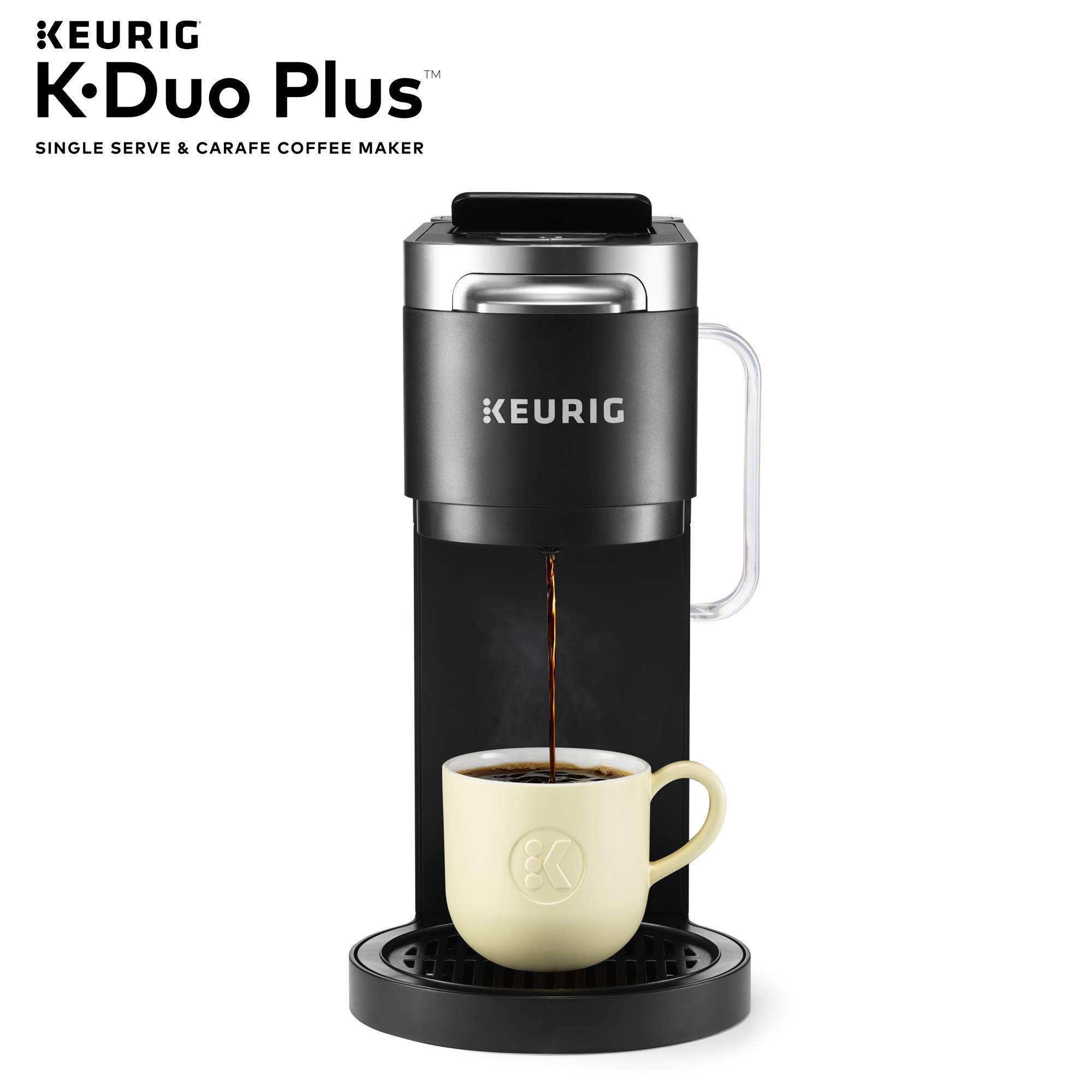 Keurig K-Duo Plus Single Serve & Carafe Coffee Maker Bundle - Perfect for Home & Office Coffee Brewing