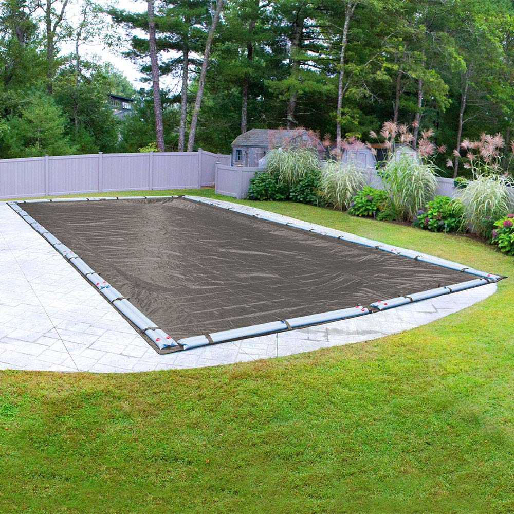 Pool Mate 593060R-PM 12-Year Durable Swimming Pool Cover, 30 x 60 ft Heavy-Duty Winter Cover with Magnesium for In-Ground Pools – Perfect for Winter Protection & Debris Prevention
