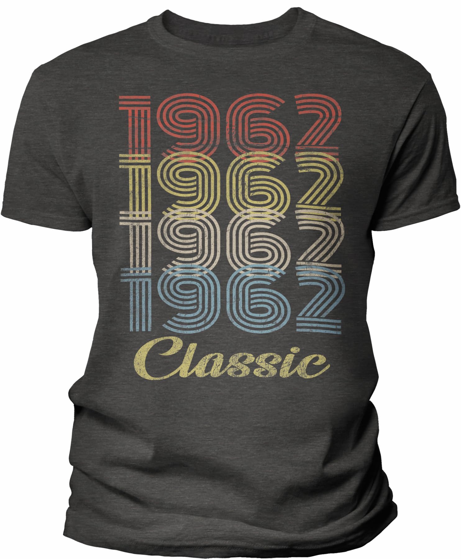Vintage 1962 Retro 63rd Birthday T-Shirt for Men - Classic 63 Year Old Gift Idea - Perfect for Dad, Grandpa & Birthday Celebrations