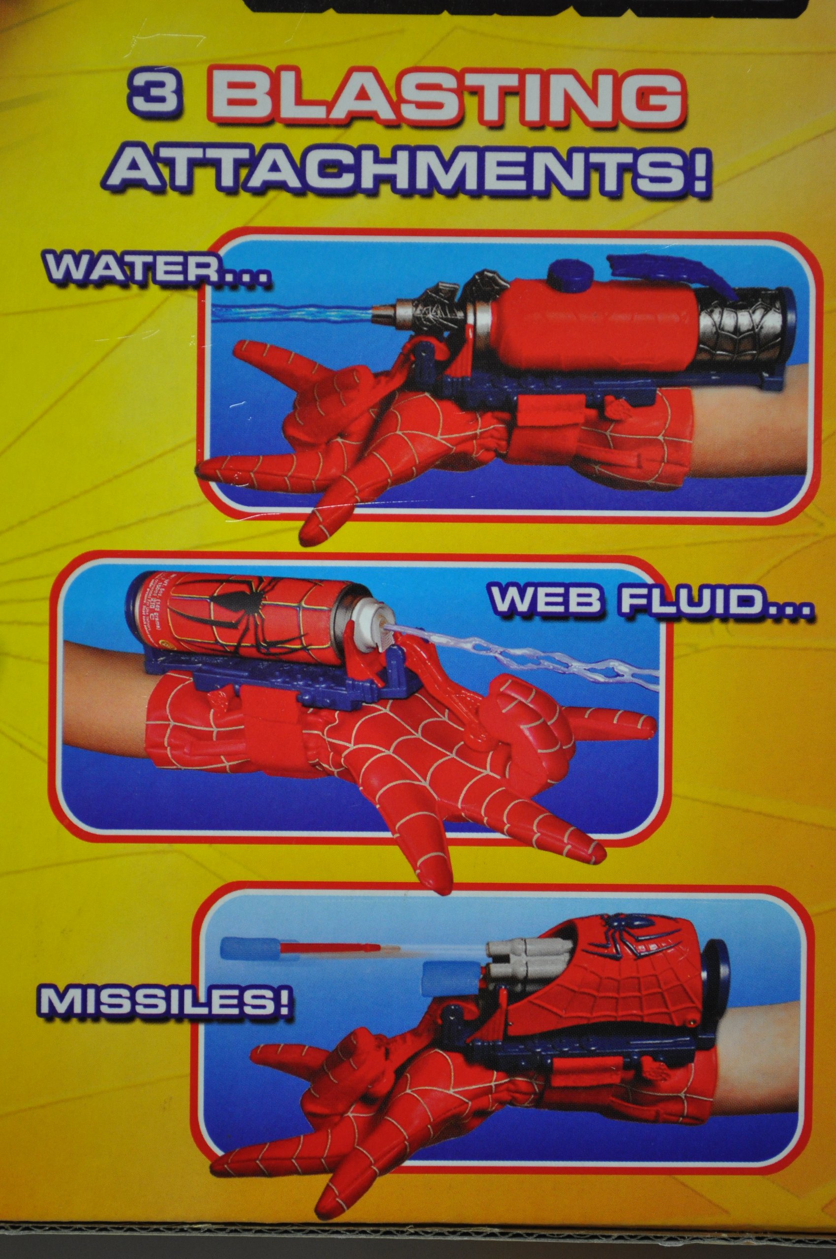 Spider-Man 2 Triple Action Web Blaster Toy - Marvel Superhero Role Play for Kids | Outdoor Play & Cosplay Fun