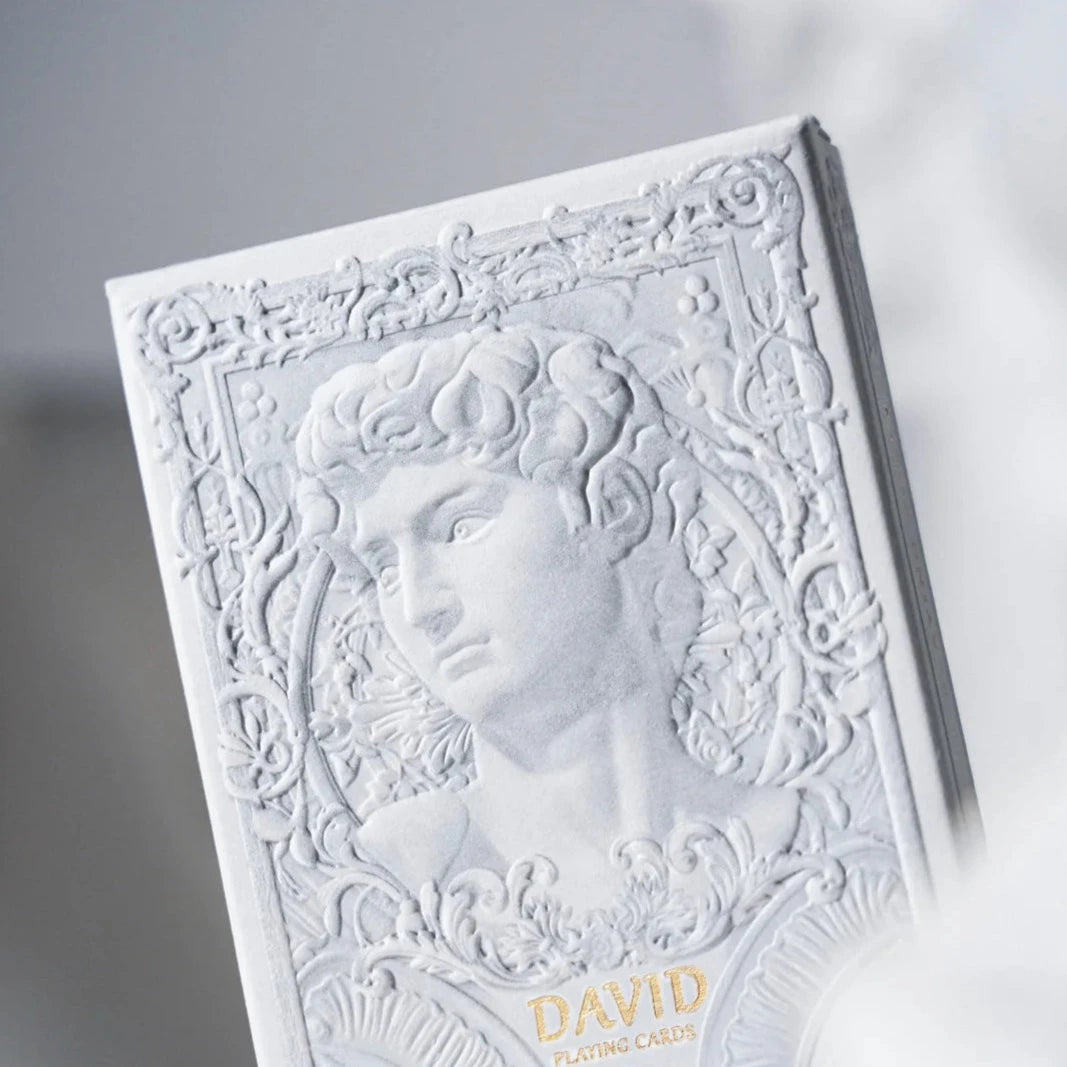 Premium David Playing Cards - Classic Poker Deck for Magic Tricks, Card Games & Collectibles | Ideal for Poker Nights, Magic Shows & Gifts
