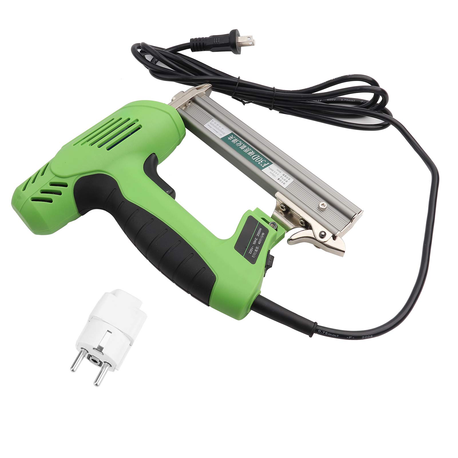 753 Electric Nail Gun - 220V 2000W Woodworking Framing Nailer with Safety Features | Perfect for DIY Projects, Home Renovation & Professional Construction Work