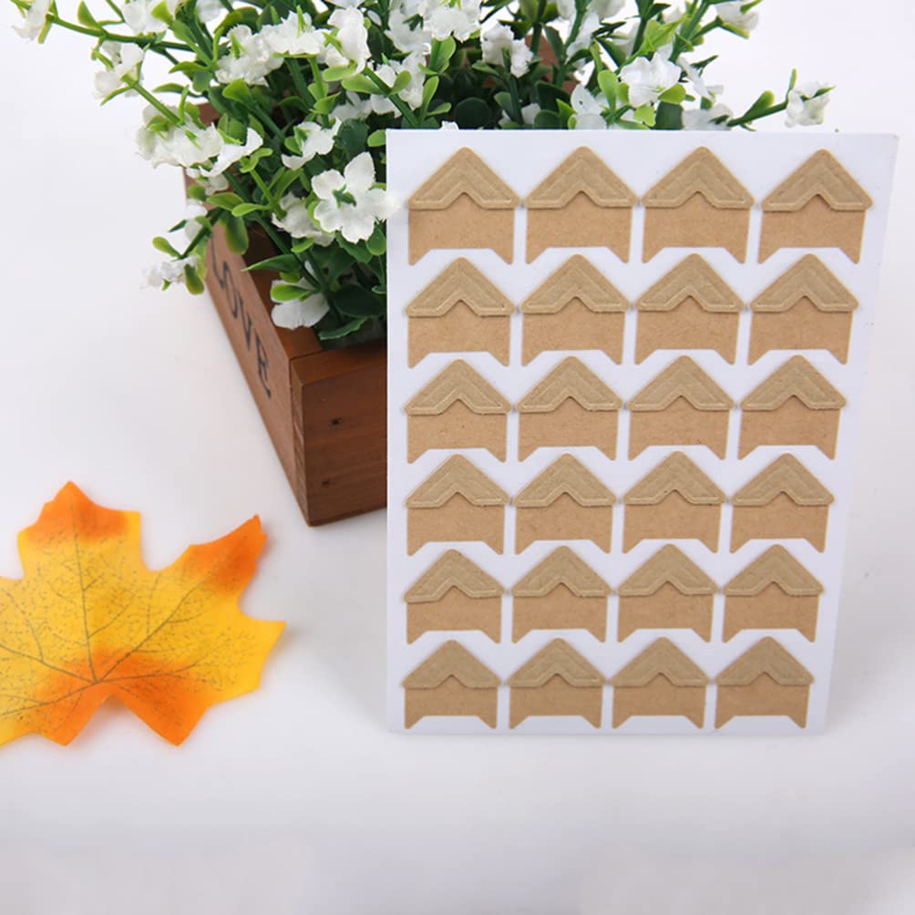 13 Sheets DIY Photo Album Accessories - Acid-Free Photo Mounting Stickers & Self-Adhesive Paper Corners for Scrapbooking, Card Making, and Memory Preservation - Perfect for Wedding Albums, Baby Books, and Craft Projects