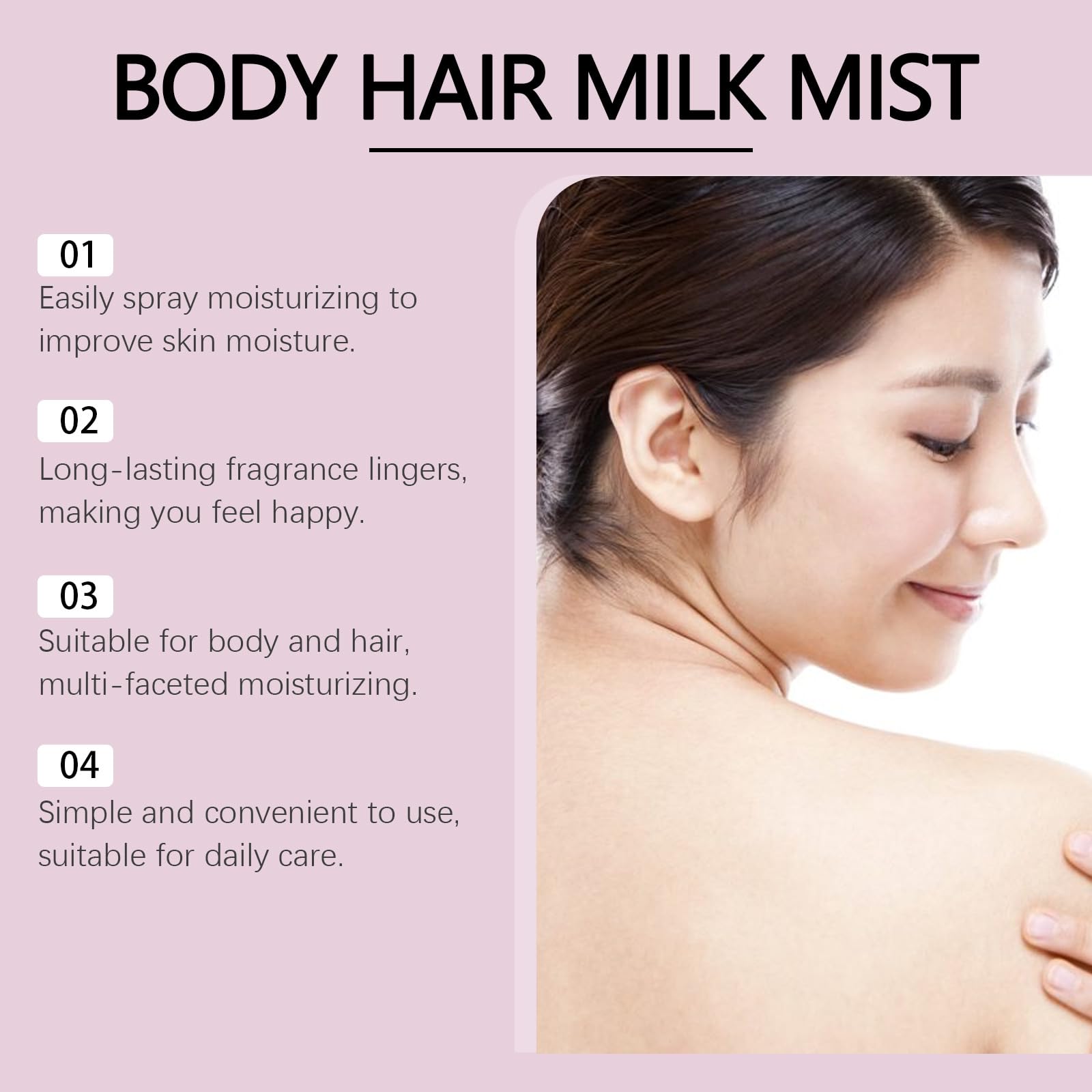 Vanilla Cream Puff Body & Hair Milk Mist - Moisturizing Perfume Spray for Women | Sweet Vanilla Scented Hydrating Body Spray | Perfect for Daily Use, Travel & Gift Giving (1pc)