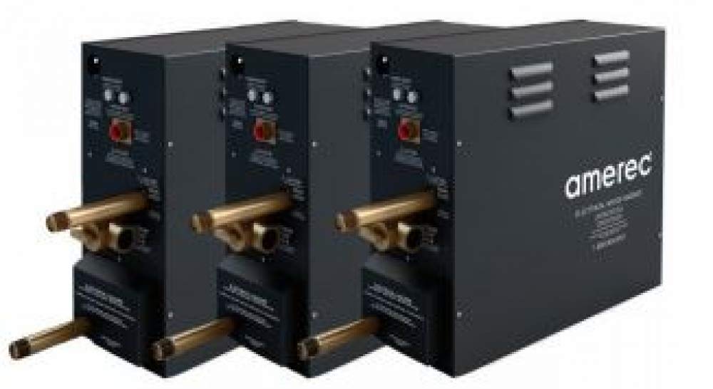 Amerec AK30 240V Steam Generator for Sauna & Spa - High Efficiency Home Steam Shower System for Relaxation & Wellness