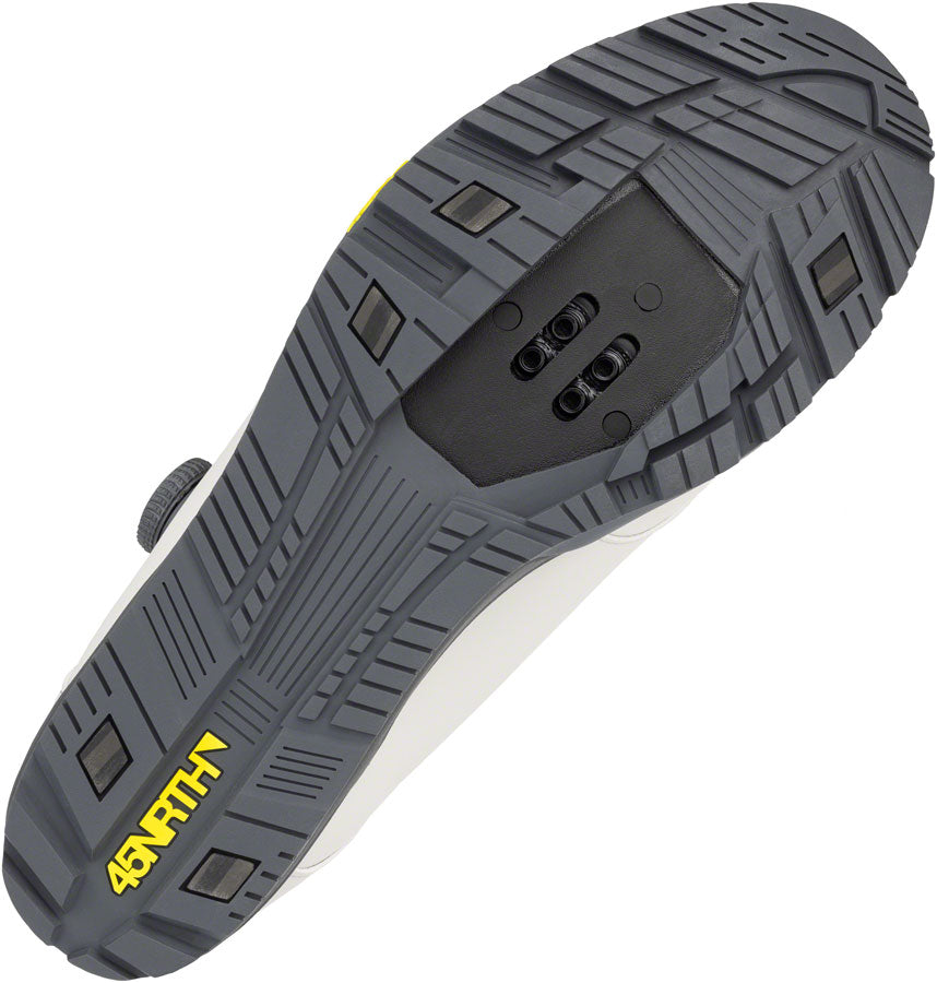 45NRTH Ragnarok BOA Cycling Boots - Waterproof Winter Bike Shoes for Men, Grey, Size 45 - Ideal for Cold Weather Commuting & Mountain Biking