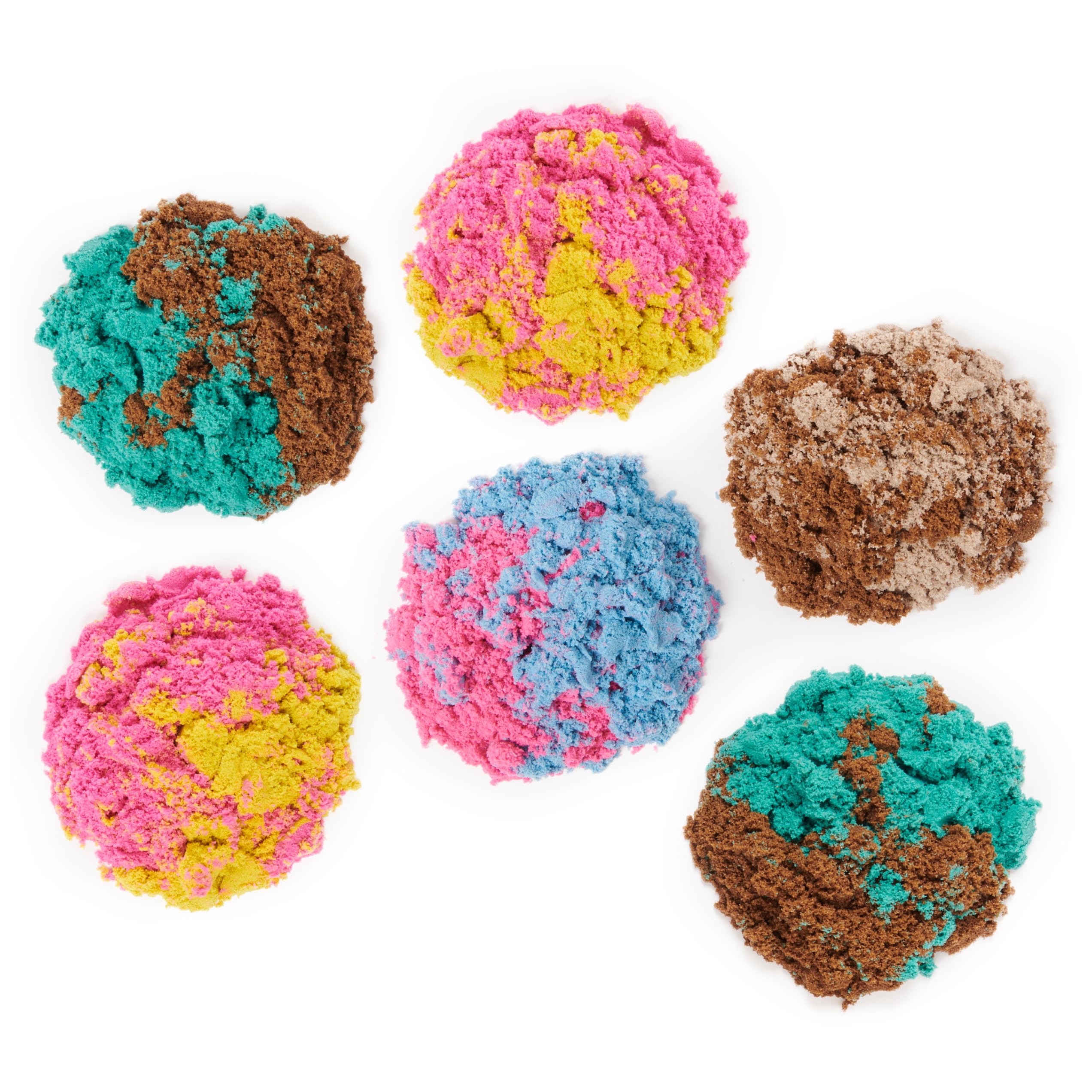 Kinetic Sand Scents - 6-Pack Ice Cream Cone Play Set with 24oz All-Natural Scented Sensory Sand (Amazon Exclusive) | Fun & Educational Sensory Toys for Kids Ages 3+ | Perfect for Creative Play, Stress Relief & Early Childhood Development