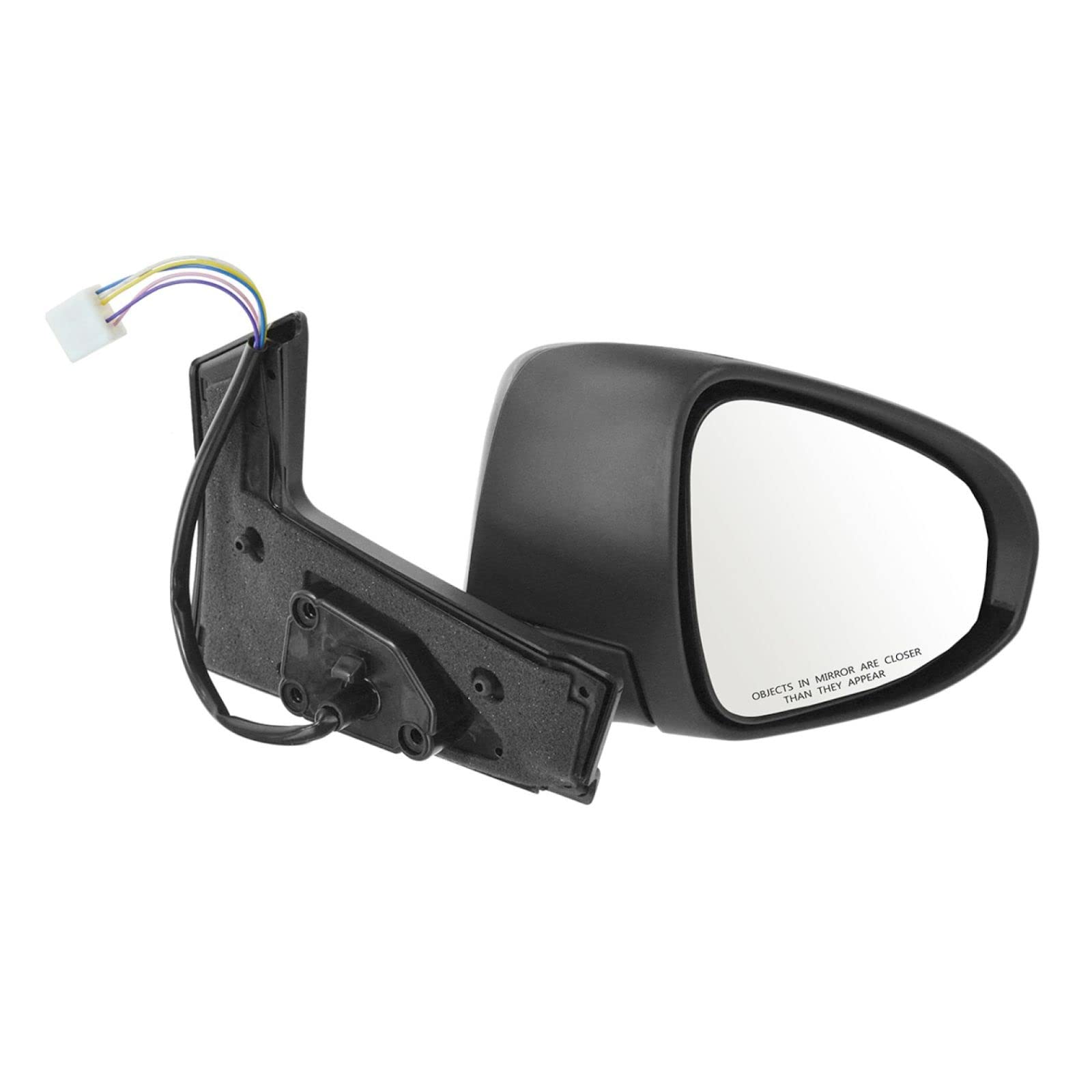 Right Side Passenger Mirror Without Heat Compatible with 2012-2019 Toyota Prius C - Replacement Part TO1321297 - Perfect for Parking, Lane Changes & Safe Driving