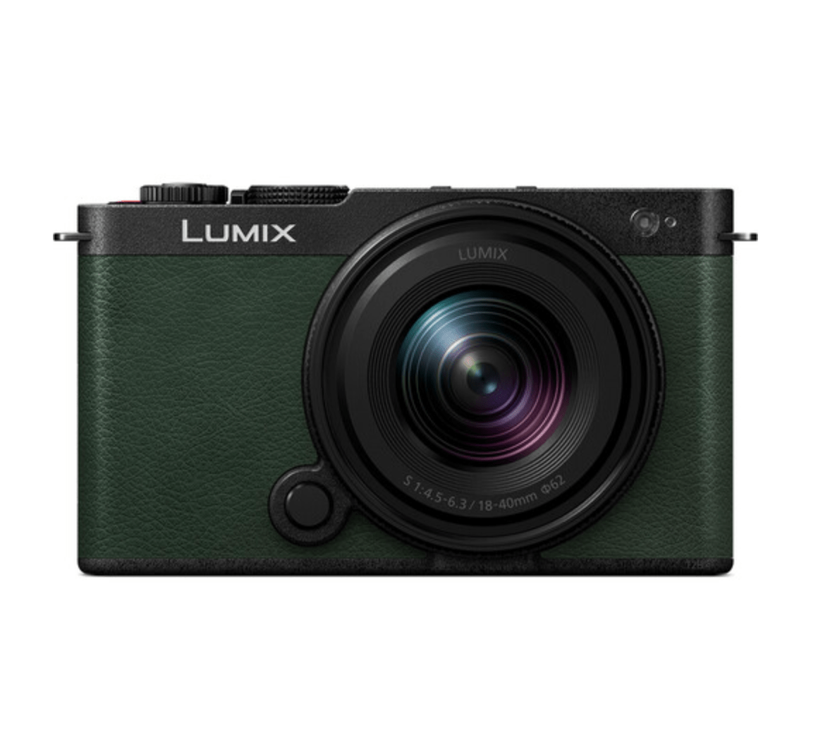 Panasonic Lumix S9 Mirrorless Camera with 18-40mm f/4.5-6.3 Lens (Olive Green) - Compact Travel & Vlogging Camera for Content Creators