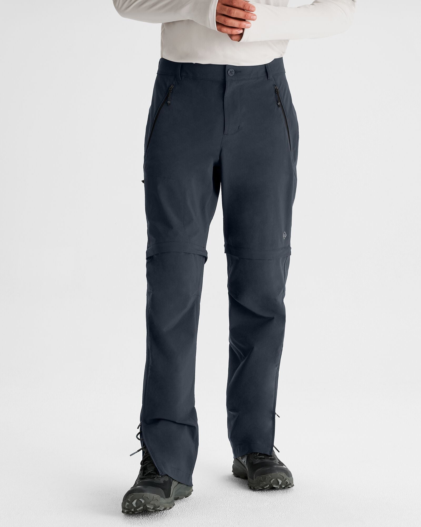 Men's Flinders Convertible Pants - Quick-Dry Hiking & Travel Pants in Pure Navy | Perfect for Outdoor Adventures, Camping & Everyday Wear