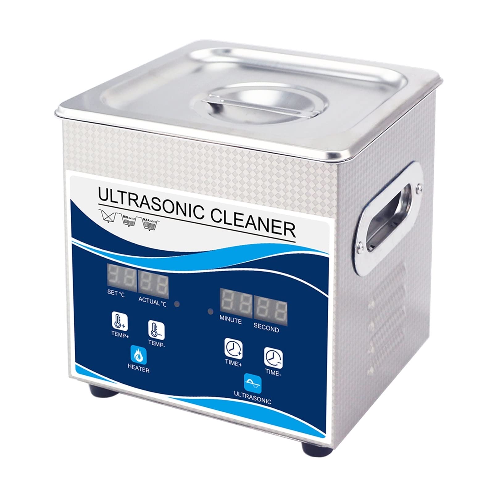 120W Ultrasonic Jewelry Cleaner Machine - 1.3L Professional Coin Cleaning System for Old Coins, Roman Coins & Commemorative Collections | Perfect for Home Use, Jewelry Stores & Coin Collectors