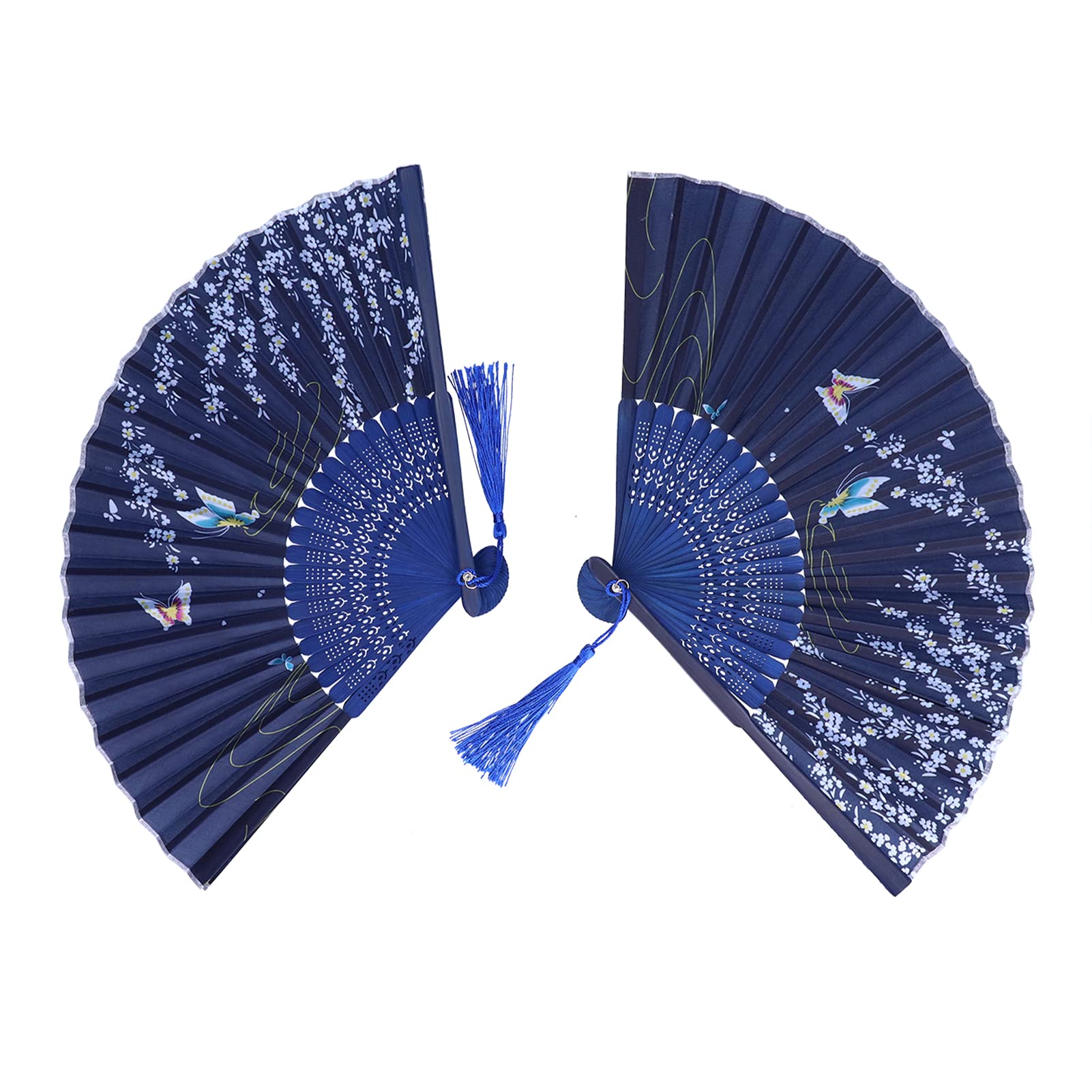 Vintage Chinese Bamboo Silk Folding Hand Fan - Elegant Small Handheld Fan for Women, Dance Performance, Wedding Party, Home Decor & Gift - Perfect for Traditional Events, Costume Accessories & Cultural Celebrations