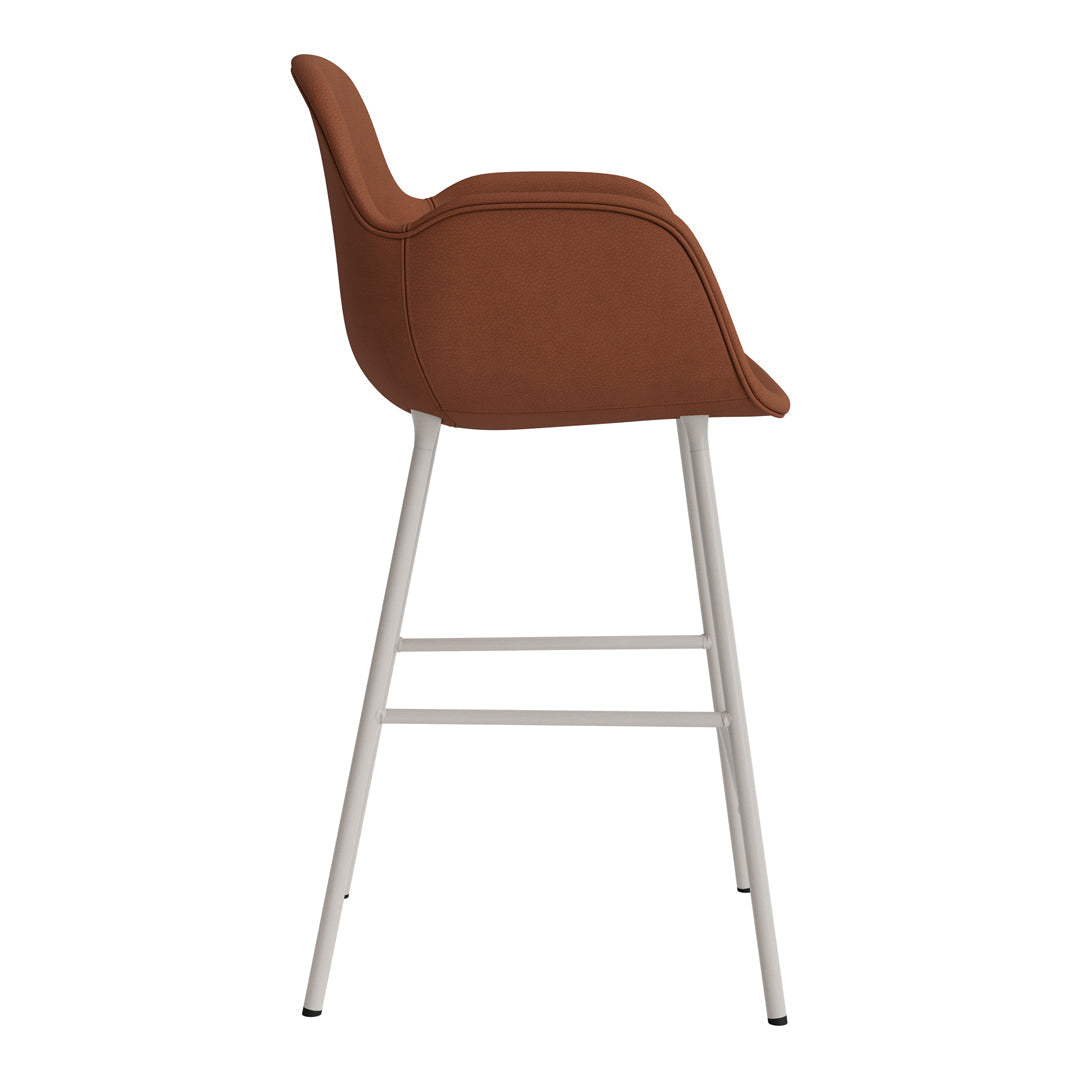 Stylish Fully Upholstered Form Counter Armchair - Perfect for Kitchen Islands, Breakfast Bars & Home Dining Areas