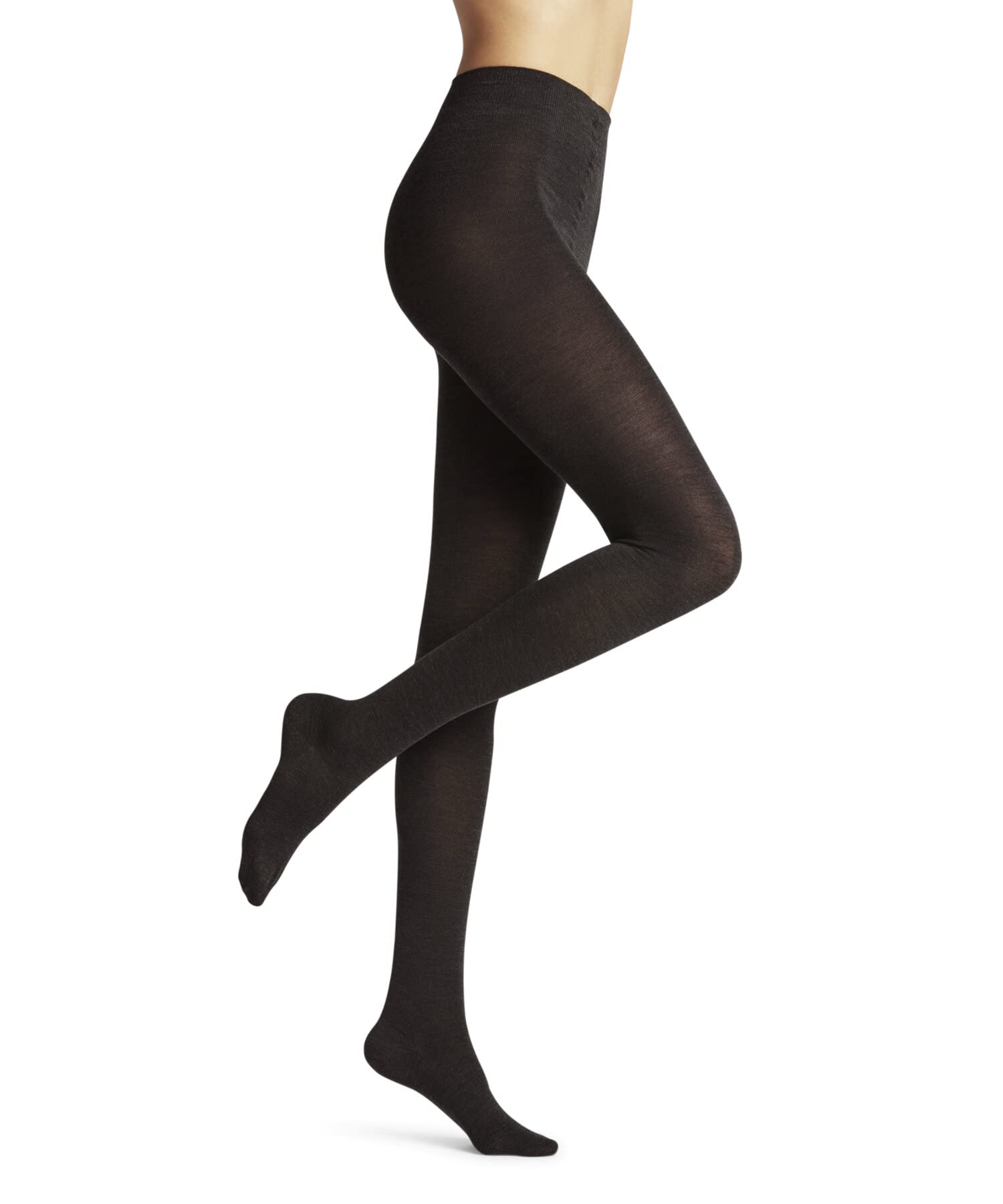 FALKE Women's Soft Merino Wool Tights - Thick, Warm & Breathable Winter Leggings - Trendy Casual & Dress Stockings - 1 Pair - Perfect for Cold Weather, Office Wear & Outdoor Activities