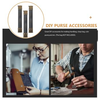 10pcs Metal Internal Flex Purse Frame Squeeze Pinch Clasp - 10cm DIY Craft Purse Bag Wallet Sewing Supplies for Coin Handbag, DIY Projects & Leatherworking - Perfect for Handmade Purses, Clutches and Accessories