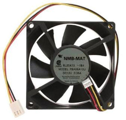Panaflo NMB MAT 80x25mm Ultra High Speed Cooling Fan - FBA08A12U 1BX - Perfect for PC Cooling, Server Racks & Electronics Ventilation