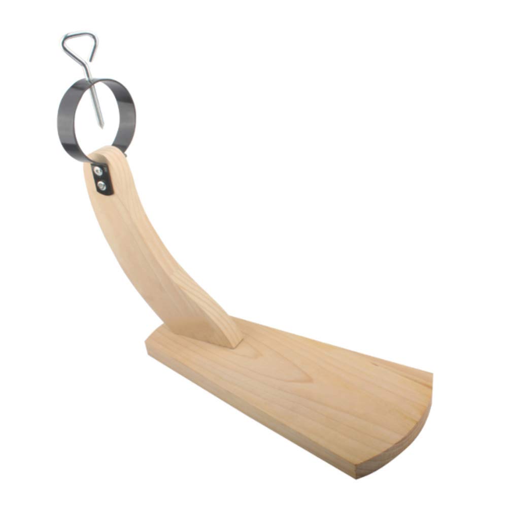 Premium Wooden Ham Stand - Foldable Jamonero for Slicing Spanish Ham, Lamb & Roasts | Durable Household Meat Holder & Carving Rack for Kitchens, BBQs & Catering Events