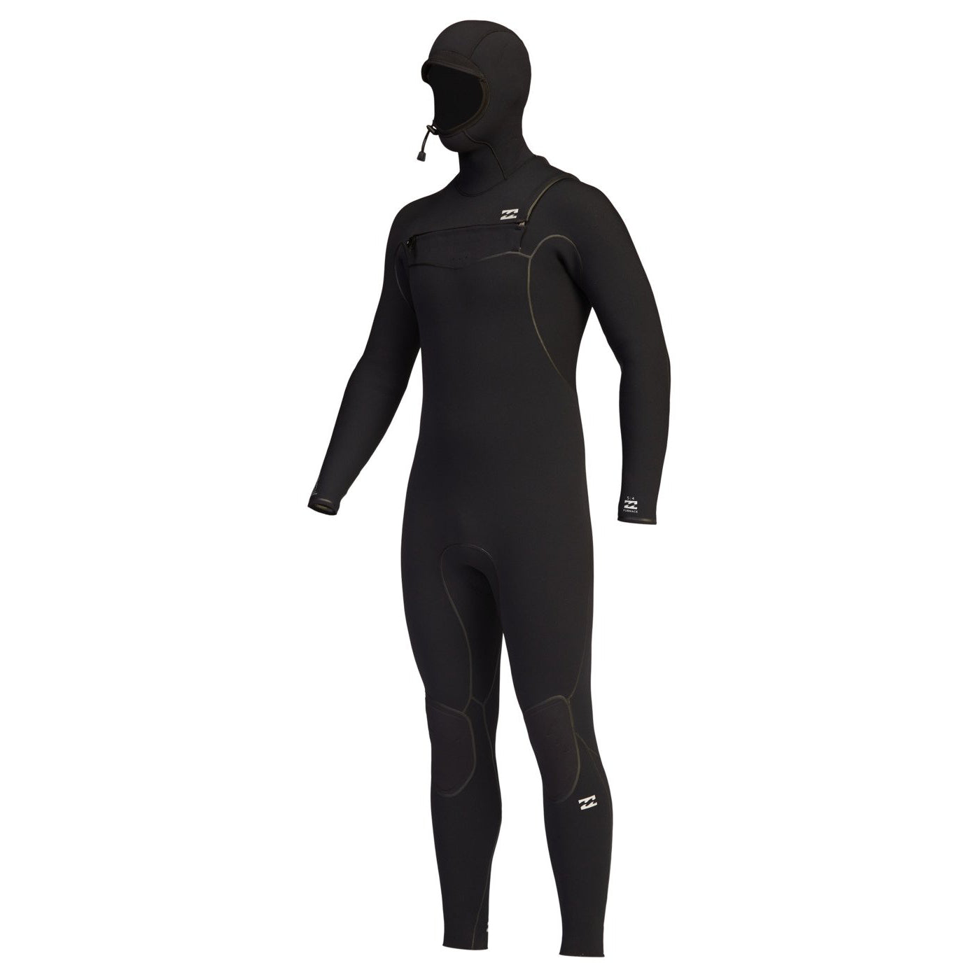5/4mm Men's Billabong Furnace Hooded Wetsuit - Premium Neoprene Surfing & Diving Suit for Cold Water Adventures