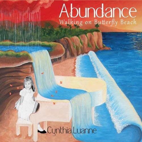 Abundance - Walking on Butterfly Beach | Inspirational Wall Art Print for Home & Office Decor | Perfect for Living Room, Bedroom, or Meditation Space