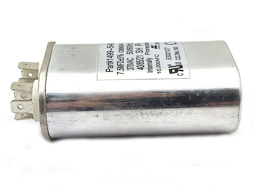 1499-5461 Rectangular Aluminum AC Capacitor - Replacement for Air Conditioner Units, HVAC Systems & Cooling Appliances - Durable & Long-Lasting Performance