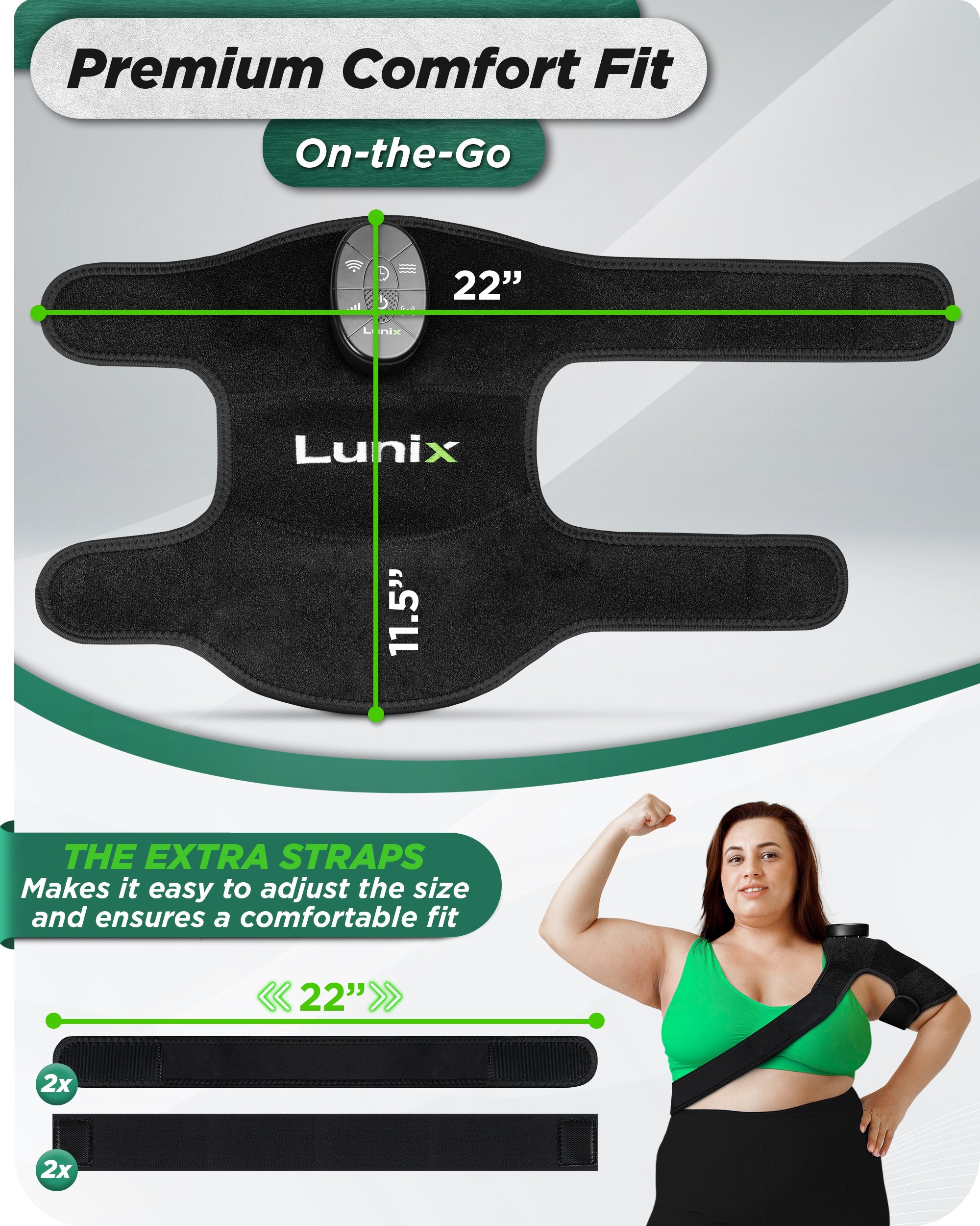 LX19 Red Light Therapy Device for Knee, Elbows & Shoulders Pain Relief - FDA Cleared, Portable LED Light Therapy for Joint Pain, Arthritis & Muscle Recovery at Home