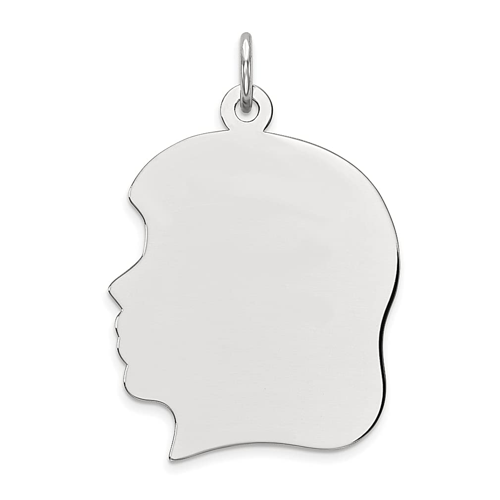 925 Sterling Silver Engravable Charm Necklace for Women - Baby Boy & Girl Pendant with Front & Back Disc - Personalized Jewelry Gift for Her - Perfect for Birthdays, Anniversaries & Mother's Day Gifts